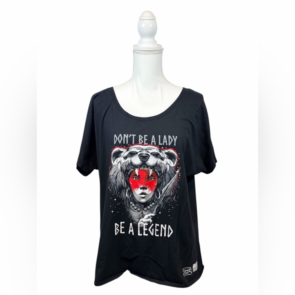 Grunt Style Women's "Be A Legend" Slouchy T-Shirt Size XL